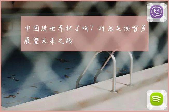 中国进世界杯了吗？对话足协官员展望未来之路